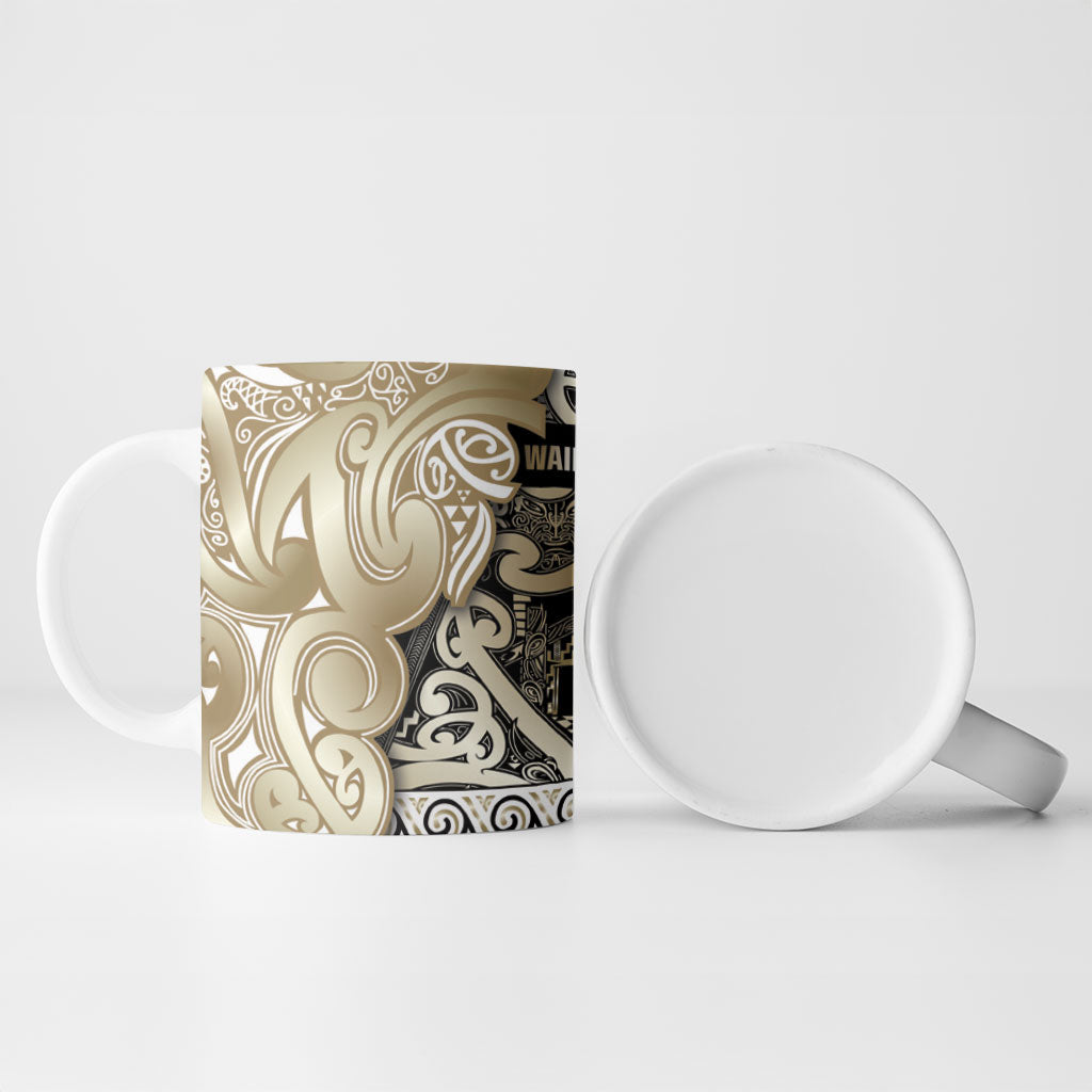 Aotearoa Iwi Waikato Tainui Ceramic Mug Maori Wharenui House Tribal Pattern LT9 - Polynesian Pride