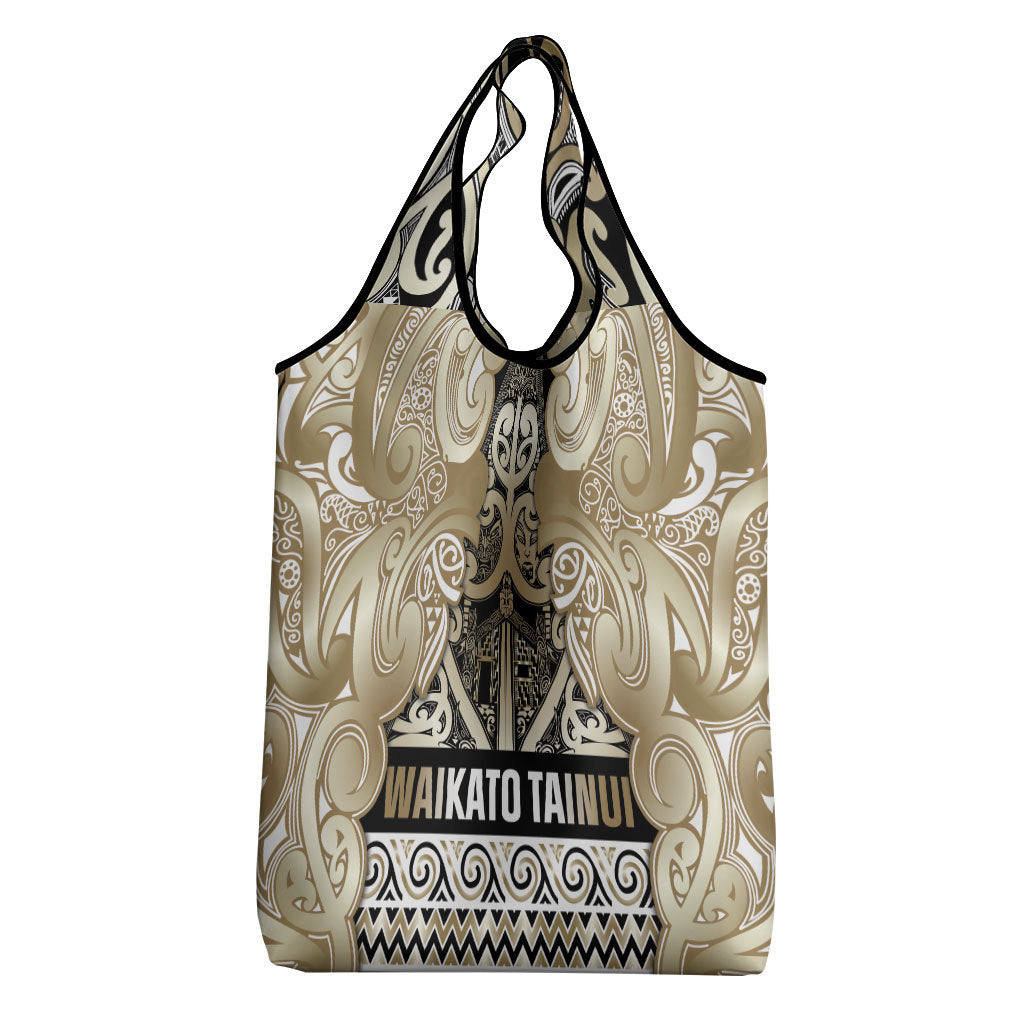 Aotearoa Iwi Waikato Tainui Grocery Bag Maori Wharenui House Tribal Pattern LT9 - Polynesian Pride