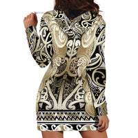 Aotearoa Iwi Waikato Tainui Hoodie Dress Maori Wharenui House Tribal Pattern LT9 - Polynesian Pride
