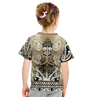 Aotearoa Iwi Waikato Tainui Kid T Shirt Maori Wharenui House Tribal Pattern LT9 - Polynesian Pride