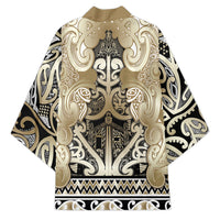 Aotearoa Iwi Waikato Tainui Kimono Maori Wharenui House Tribal Pattern LT9 - Polynesian Pride