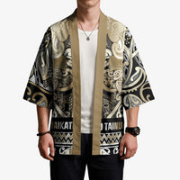 Aotearoa Iwi Waikato Tainui Kimono Maori Wharenui House Tribal Pattern LT9 - Polynesian Pride