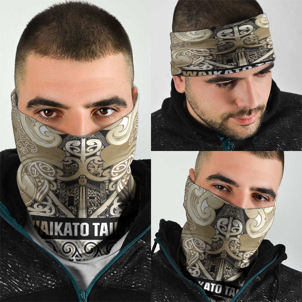 Aotearoa Iwi Waikato Tainui Neck Gaiter Maori Wharenui House Tribal Pattern LT9 - Polynesian Pride