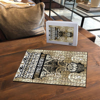 Aotearoa Iwi Waikato Tainui Puzzle Maori Wharenui House Tribal Pattern LT9 - Polynesian Pride
