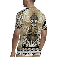 Aotearoa Iwi Waikato Tainui Rugby Jersey Maori Wharenui House Tribal Pattern LT9 - Polynesian Pride