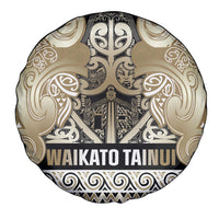 Aotearoa Iwi Waikato Tainui Spare Tire Cover Maori Wharenui House Tribal Pattern LT9 - Polynesian Pride