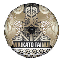 Aotearoa Iwi Waikato Tainui Spare Tire Cover Maori Wharenui House Tribal Pattern LT9 - Polynesian Pride