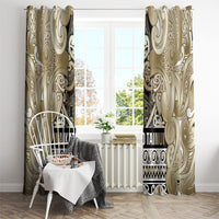 Aotearoa Iwi Waikato Tainui Window Curtain Maori Wharenui House Tribal Pattern LT9 - Polynesian Pride