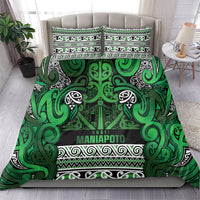 Aotearoa Iwi Ngati Maniapoto Bedding Set Maori Wharenui House Tribal Pattern LT9 - Polynesian Pride