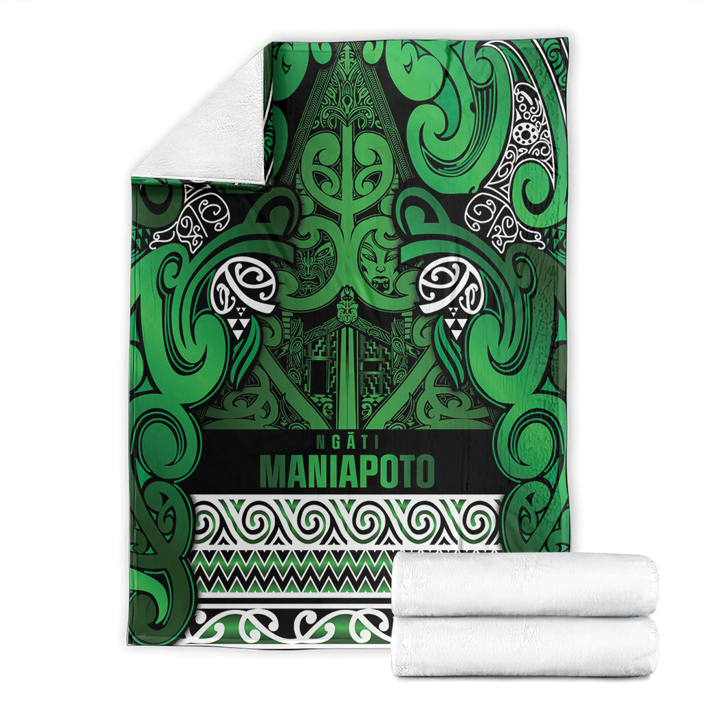 Aotearoa Iwi Ngati Maniapoto Blanket Maori Wharenui House Tribal Pattern LT9 - Polynesian Pride