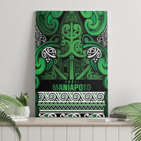 Aotearoa Iwi Ngati Maniapoto Canvas Wall Art Maori Wharenui House Tribal Pattern LT9 - Polynesian Pride