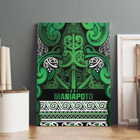 Aotearoa Iwi Ngati Maniapoto Canvas Wall Art Maori Wharenui House Tribal Pattern LT9 - Polynesian Pride