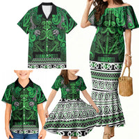 Aotearoa Iwi Ngati Maniapoto Family Matching Mermaid Dress and Hawaiian Shirt Maori Wharenui House Tribal Pattern LT9 - Polynesian Pride