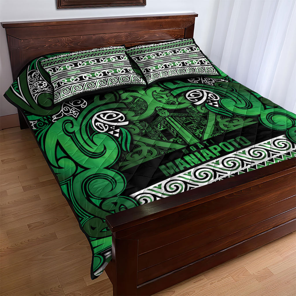 Aotearoa Iwi Ngati Maniapoto Quilt Bed Set Maori Wharenui House Tribal Pattern LT9 - Polynesian Pride