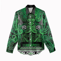 Aotearoa Iwi Ngati Maniapoto Women Casual Shirt Maori Wharenui House Tribal Pattern LT9 - Polynesian Pride