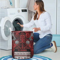 Aotearoa Iwi Te Arawa Laundry Basket Maori Wharenui House Tribal Pattern LT9 - Polynesian Pride