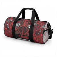Aotearoa Iwi Te Arawa Duffle Bag Maori Wharenui House Tribal Pattern