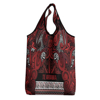 Aotearoa Iwi Te Arawa Grocery Bag Maori Wharenui House Tribal Pattern LT9 - Polynesian Pride