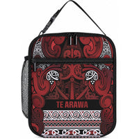 Aotearoa Iwi Te Arawa Lunch Bag Maori Wharenui House Tribal Pattern