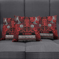 Aotearoa Iwi Te Arawa Pillow Cover Maori Wharenui House Tribal Pattern LT9 - Polynesian Pride