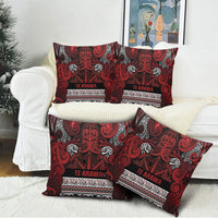 Aotearoa Iwi Te Arawa Pillow Cover Maori Wharenui House Tribal Pattern LT9 - Polynesian Pride
