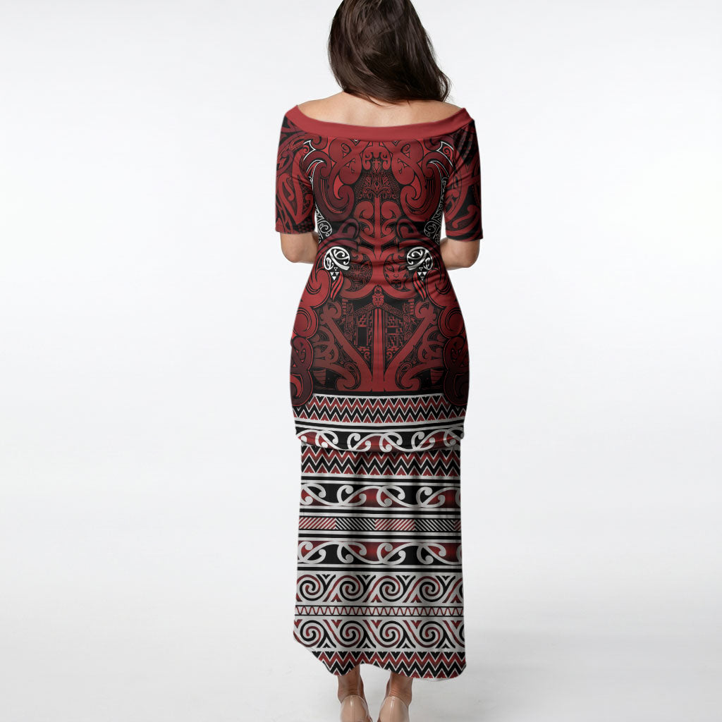Aotearoa Iwi Te Arawa Puletasi Maori Wharenui House Tribal Pattern LT9 - Polynesian Pride