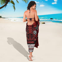 Aotearoa Iwi Te Arawa Sarong Maori Wharenui House Tribal Pattern LT9 - Polynesian Pride
