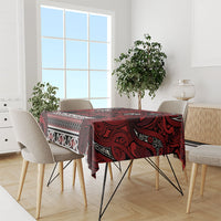 Aotearoa Iwi Te Arawa Tablecloth Maori Wharenui House Tribal Pattern LT9 - Polynesian Pride
