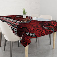 Aotearoa Iwi Te Arawa Tablecloth Maori Wharenui House Tribal Pattern LT9 - Polynesian Pride