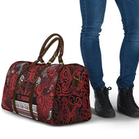 Aotearoa Iwi Te Arawa Travel Bag Maori Wharenui House Tribal Pattern LT9 - Polynesian Pride