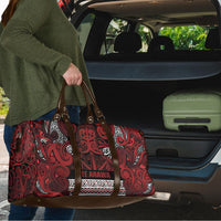 Aotearoa Iwi Te Arawa Travel Bag Maori Wharenui House Tribal Pattern LT9 - Polynesian Pride