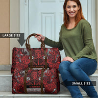 Aotearoa Iwi Te Arawa Travel Bag Maori Wharenui House Tribal Pattern LT9 - Polynesian Pride