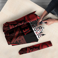 Aotearoa Iwi Te Arawa Umbrella Maori Wharenui House Tribal Pattern LT9 - Polynesian Pride