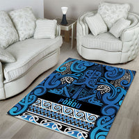 Aotearoa Iwi Ngati Porou Area Rug Maori Wharenui House Tribal Pattern LT9 - Polynesian Pride