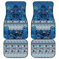 Aotearoa Iwi Ngati Porou Car Mats Maori Wharenui House Tribal Pattern LT9 - Polynesian Pride