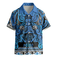 Aotearoa Iwi Ngati Porou Kid Hawaiian Shirt Maori Wharenui House Tribal Pattern LT9 - Polynesian Pride