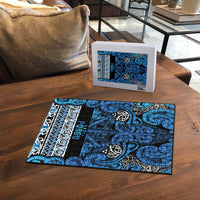 Aotearoa Iwi Ngati Porou Puzzle Maori Wharenui House Tribal Pattern LT9 - Polynesian Pride
