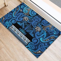 Aotearoa Iwi Ngati Porou Rubber Doormat Maori Wharenui House Tribal Pattern LT9 - Polynesian Pride
