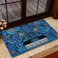 Aotearoa Iwi Ngati Porou Rubber Doormat Maori Wharenui House Tribal Pattern LT9 - Polynesian Pride