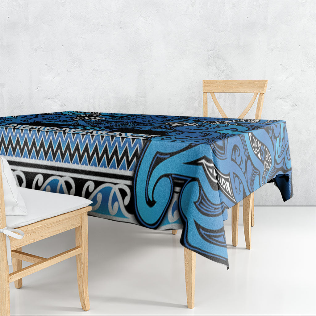 Aotearoa Iwi Ngati Porou Tablecloth Maori Wharenui House Tribal Pattern LT9 - Polynesian Pride