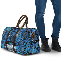 Aotearoa Iwi Ngati Porou Travel Bag Maori Wharenui House Tribal Pattern LT9 - Polynesian Pride