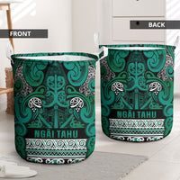 Aotearoa Iwi Ngai Tahu Laundry Basket Maori Wharenui House Tribal Pattern LT9 - Polynesian Pride