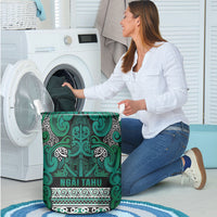 Aotearoa Iwi Ngai Tahu Laundry Basket Maori Wharenui House Tribal Pattern LT9 - Polynesian Pride