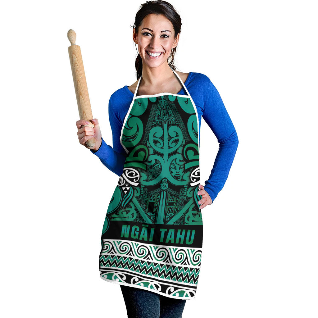 Aotearoa Iwi Ngai Tahu Apron Maori Wharenui House Tribal Pattern LT9 - Polynesian Pride