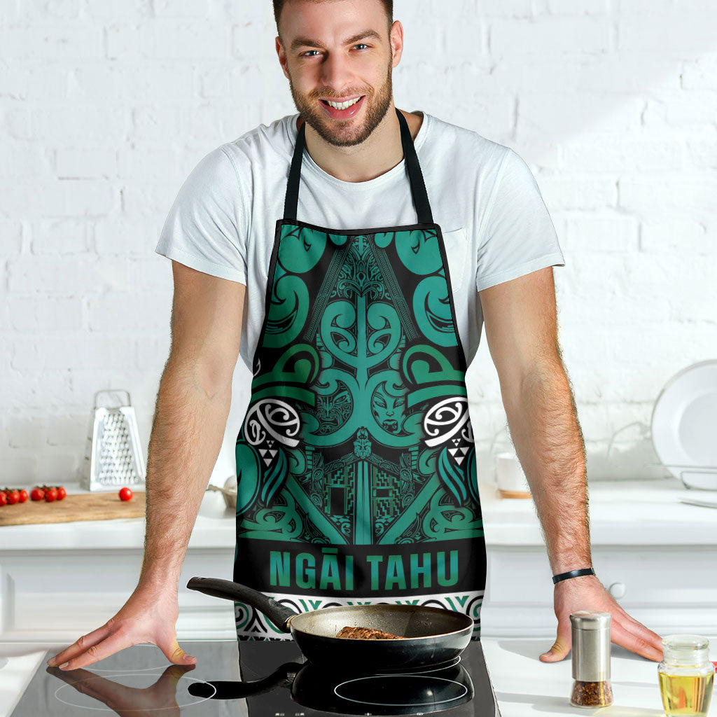 Aotearoa Iwi Ngai Tahu Apron Maori Wharenui House Tribal Pattern LT9 - Polynesian Pride