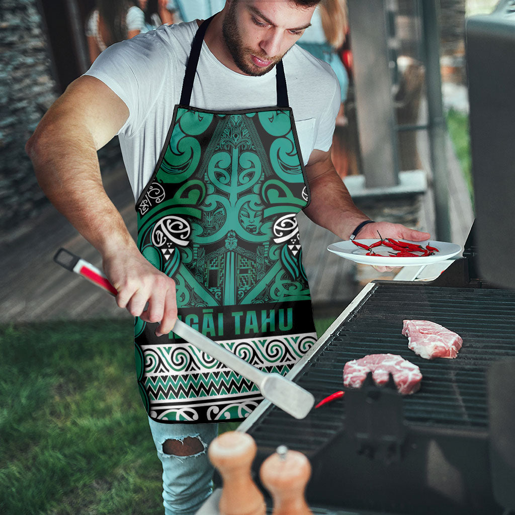 Aotearoa Iwi Ngai Tahu Apron Maori Wharenui House Tribal Pattern LT9 - Polynesian Pride