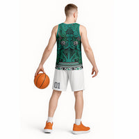Aotearoa Iwi Ngai Tahu Basketball Jersey Maori Wharenui House Tribal Pattern LT9 - Polynesian Pride