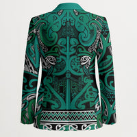 Aotearoa Iwi Ngai Tahu Blazer Maori Wharenui House Tribal Pattern LT9 - Polynesian Pride