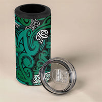 Aotearoa Iwi Ngai Tahu 4 in 1 Can Cooler Tumbler Maori Wharenui House Tribal Pattern LT9 - Polynesian Pride