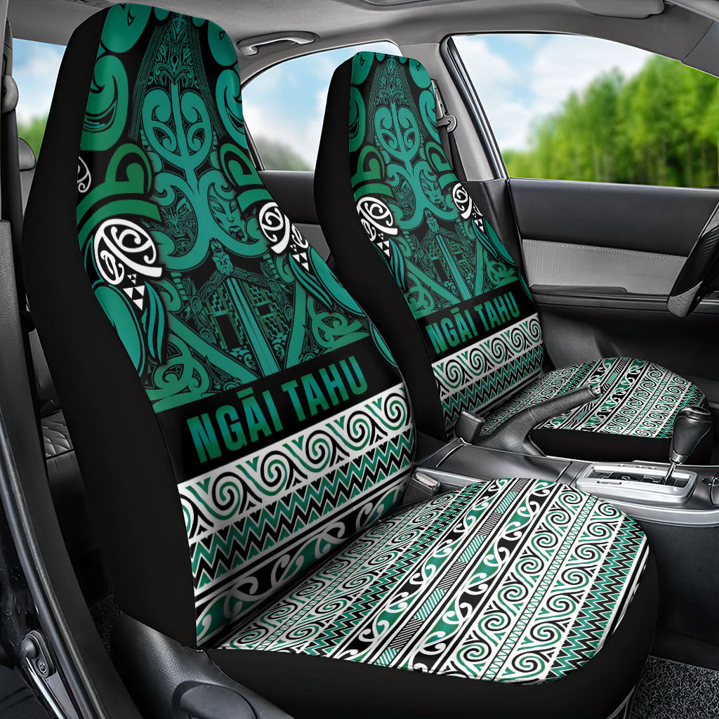 Aotearoa Iwi Ngai Tahu Car Seat Cover Maori Wharenui House Tribal Pattern LT9 - Polynesian Pride